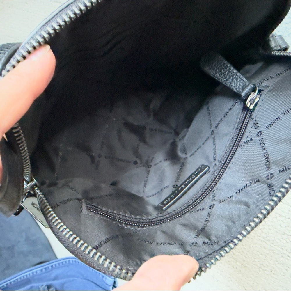 Michael Kors Black Quilted Stud Crossbody Bag - Picture 11 of 13